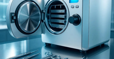 Professional autoclave machine for sterilizing metal tools in salons and spas