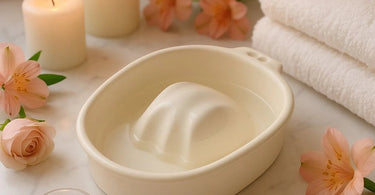 Professional nail soaking bowl for salon and spa manicures and pedicures