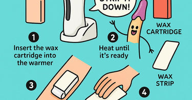Professional using roll-on wax system for precise hair removal in salon