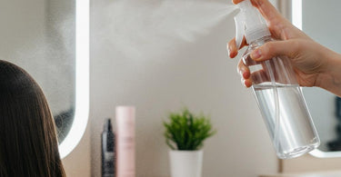 A continuous mist spray bottle providing a fine, refreshing mist for spa and salon hydration