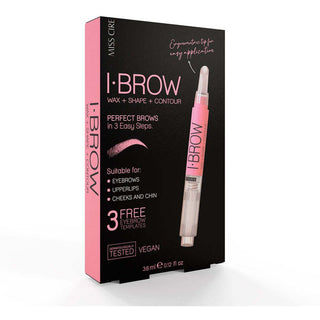 I-Brow Facial Wax Pen, Shape and Contour, 36 ml, Perfect for Retail, 4 Kits