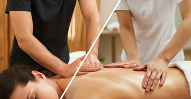 Massage Therapist Performing Deep Tissue Massage in a Spa Setting