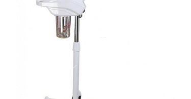 Imperial Facial Steamer with Ozone by Essai on a white background featuring a sleek stand, 360-degree rotating nozzle, and control panel - professional spa equipment from Pure Spa Direct