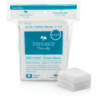 Intrinsics 12-ply gauze pads petite 2 inches x 2 inches