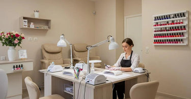 High-quality nail salon equipment setup