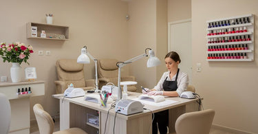 High-quality nail salon equipment setup