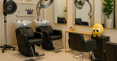 Professional salon equipment setup for a luxury spa experience