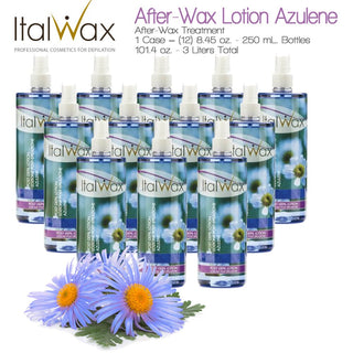 ItalWax After-Wax Treatment Lotion Azulene, Professional Spa Product