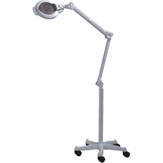 Jeanne 5-Diopter LED Magnifying Lamp with Rolling Stand