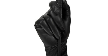 JetBlack Disposable Vinyl Gloves - Extra Large 90 Count by Product Club on a white background, perfect for salon and spa professionals.