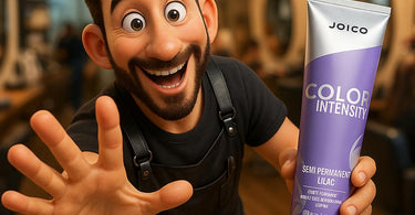 Joico professional hair care products displayed in a salon setting