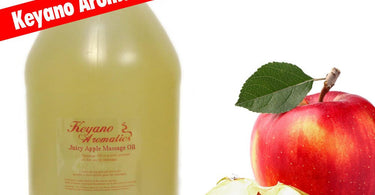 Keyano Aromatics Juicy Apple Massage Oil 128 oz - 1 Gallon