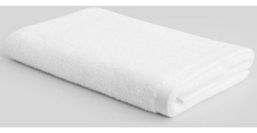 Luxurious white organic Turkish cotton towels