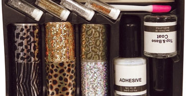 NEW! Foil Nail Manicure Kit - 6 Patterns for Profits