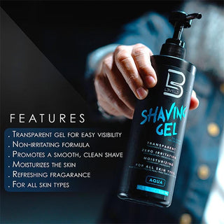 L3VEL3 Transparent Shaving Gel Aqua