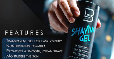 L3VEL3 Transparent Shaving Gel Aqua