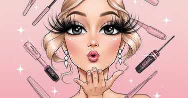 Before and after close-up of lash extensions showing proper care results