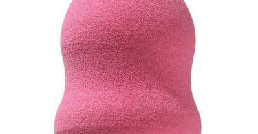 Pink latex free cosmetic hydrophilic foam blending sponge for professional makeup application and salon use