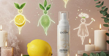 Lycon Anti-Bump Foaming Gel with Lemon, Tea Tree, Arnica, and Calendula - Post-Wax Skincare Solution