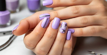 Light Purple Nail Designs