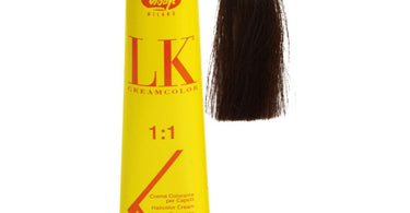 Lisap LK Anti-Age Permanent Color in shade 6-3 Golden Dark Blonde in a 3.5 oz tube for professional salon use.