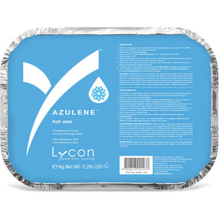 Lycon Azulene Hot Wax - Stripless Hard Wax, 1 Kilogram