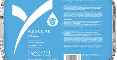 Lycon Azulene Hot Wax - Stripless Hard Wax, 1 Kilogram