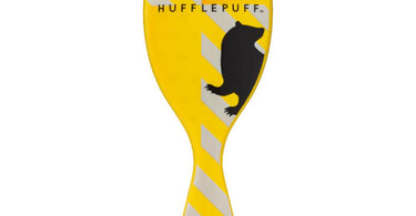 Wet Brush Pro Detangler from the Harry Potter Collection featuring Hufflepuff house colors and badger crest