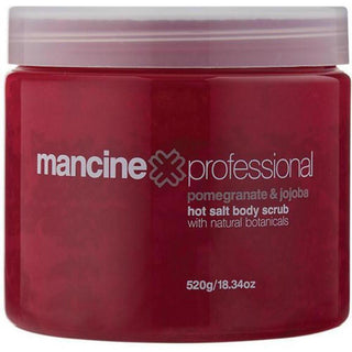 Mancine Hot Salt Body Scrub with Pomegranate and Jojoba