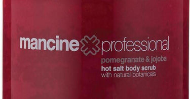 Mancine Hot Salt Body Scrub with Pomegranate and Jojoba