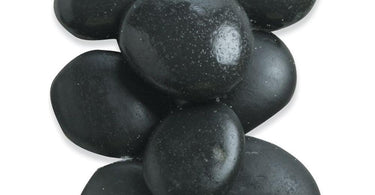 Set of 8 professional medium massage stones for spa treatments