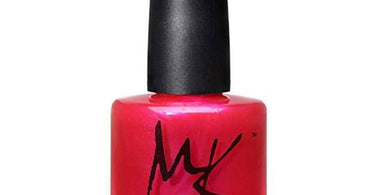 MK Nail Polish in Hawaiian Punch, a vibrant pink-red shade perfect for professional salon manicures and pedicures.