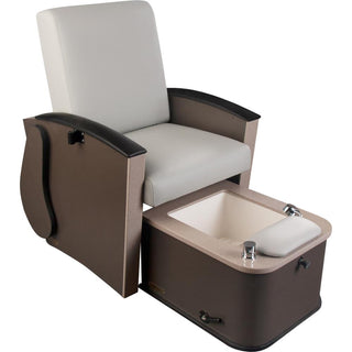 Mystia&trade; Manicure and Pedicure Chair with Plumbed Hydrotherapy Tub