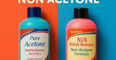 Acetone vs Non-Acetone Nail Polish Remover - A side-by-side comparison for salon professionals