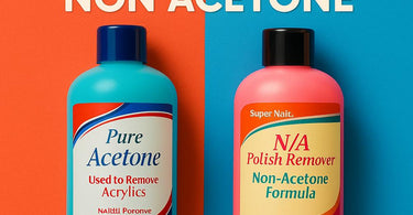 Acetone vs Non-Acetone Nail Polish Remover - A side-by-side comparison for salon professionals