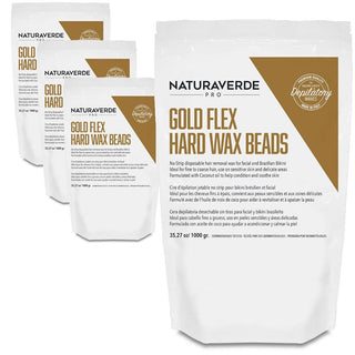 NaturaverdePro Gold Flex Hard Wax Beads