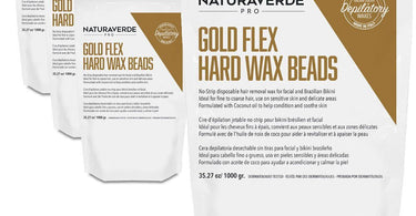 NaturaverdePro Gold Flex Hard Wax Beads