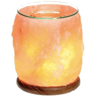 Himalayan Salt Lamp in a Spa Setting