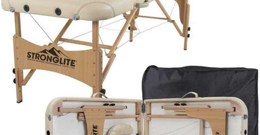 Portable massage table ideal for on-the-go therapists