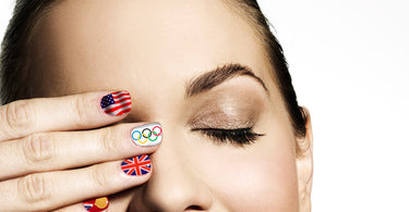 What's Trending in Salons: Olympic Nail Art - the "Gold Medal Manicure"