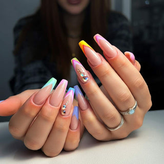 Beautiful pastel nail art showcasing creative and eye-catching designs.