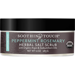 Soothing Touch Peppermint Rosemary Certified Organic Salt Scrub