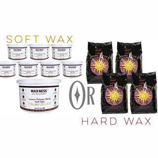 Soft wax vs hard wax comparison for hair removal at Pure Spa Direct