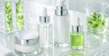 Close-up of verdant plant stem cells in a laboratory setting, symbolizing the science and nature behind advanced skincare ingredients for professional spa and salon use.