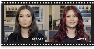 Product Club Cool Red Color Theory Package featuring videos, workbooks, and tools for creating stunning cool red hair with foilyage techniques