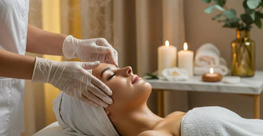 Luxurious skincare products for professional spa treatments