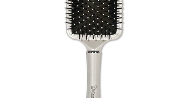 Pure Pearl Series Rectangular Cushion Paddle Brush by Scalpmaster