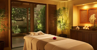 Relaxing Spa Treatment Room