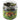 Prabhuji Resin Incense Lakshmi Money and Prosperity 2.4 oz Jar on a wooden table with smoke rising for spa aromatherapy.