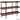 Rustic Wood Grain Finish Retail Display Shelf with Black Metal Frame by BIGA